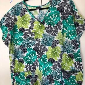 Vibrant Green and Black Women's Top